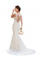 V-Neck Mermaid Vintage Lace Wedding Dress