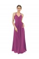Sassy Chiffon Bridesmaid Dress with Halter Neckline
