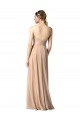 Luxe Chiffon Bridesmaid Dress with Sweetheart Neckline and Shirred Bodice