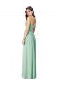 Draped Sweetheart Strapless Long Chiffon Bridesmaid Dress