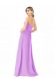 Draped Strapless Floor Length Chiffon Bridesmaid Dress