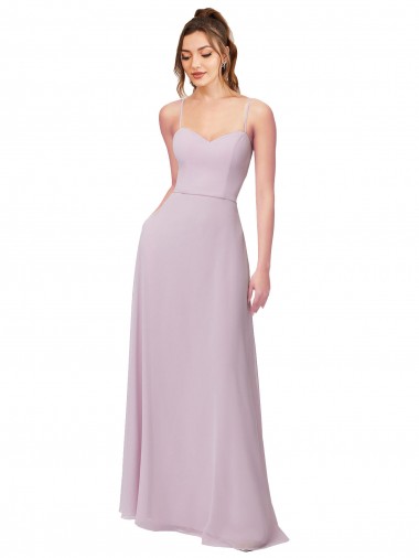 Shop Sweetheart Tie-Back Chiffon Bridesmaid Dress UK