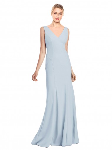 Shop Sleeveless Seamed Bodice Trumpet Bridesmaid Dress / Prom Dress UK